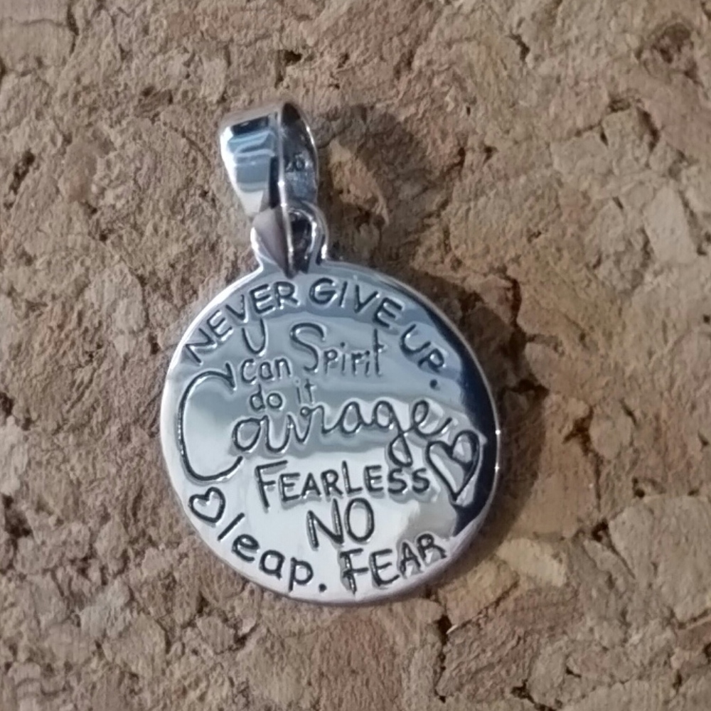 Fearless Charm Sterling